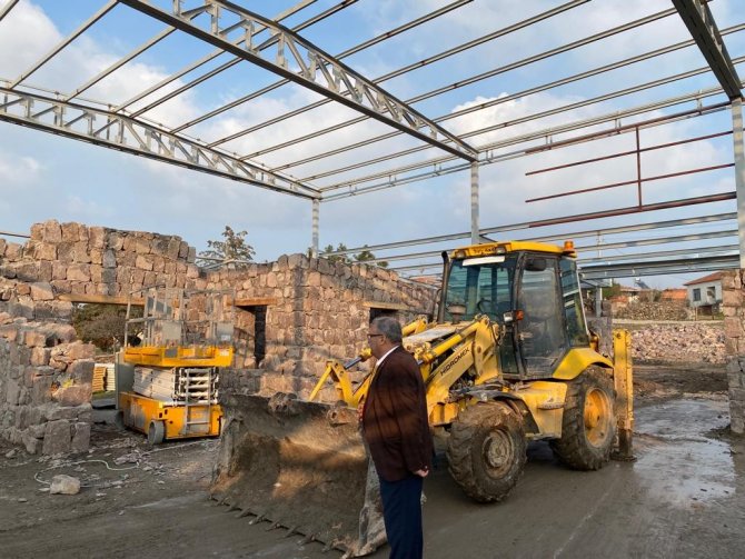 Aigai Müze Ve Turist Karşılama Merkezi Yükseliyor