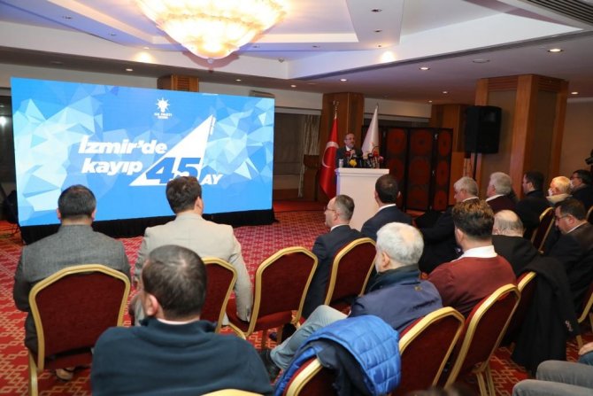 Ak Parti İ̇zmir İ̇l Başkanı Sürekli: “45 Ay Kayıp”