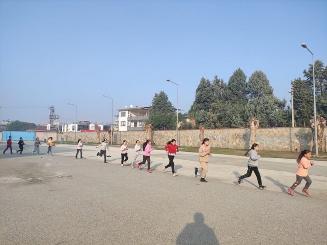 Aydın’da İlkokul Öğrencilerinin Spor Ateşi Ortaya Çıkıyor