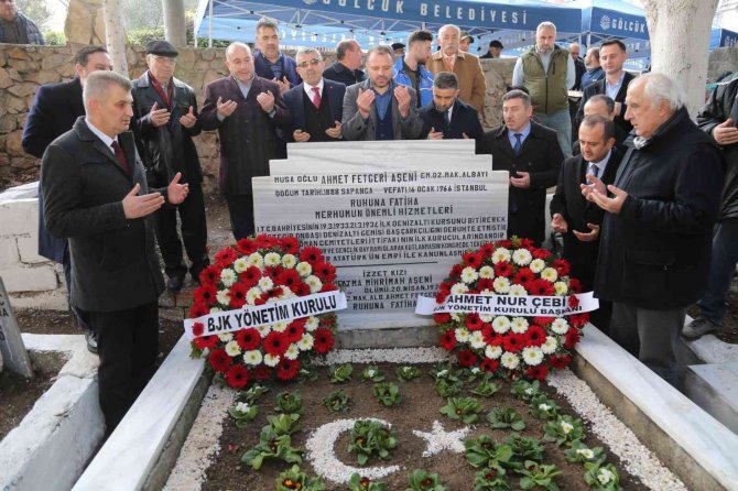 Bjk Kulübü 6. Başkanı Ahmet Fetgeri Aşen Yıldönümünde Unutulmadı