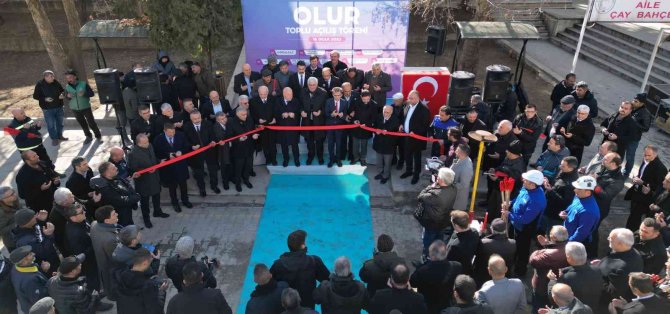 Büyükşehir Olur’daki Yatırımlarını Hizmete Açtı