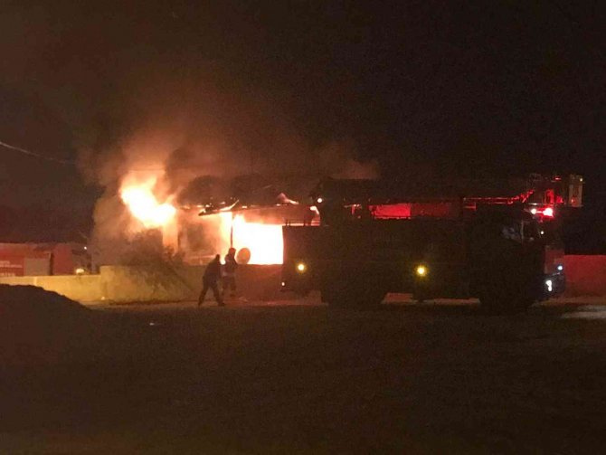 Konya’da Müstakil Ev Alev Alev Yandı