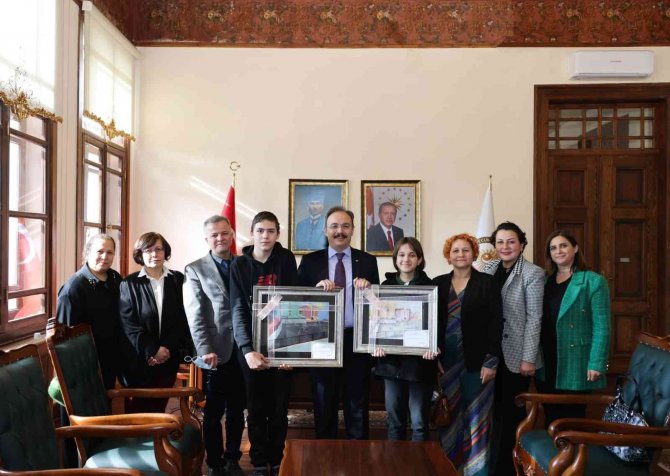 Vali Kızılkaya, Edebali Ortaokulu Okul Aile Birliğini Kabul Etti
