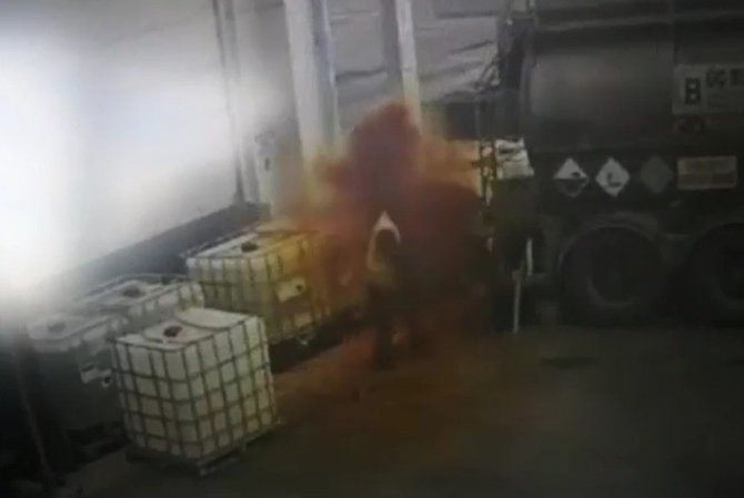 Tarım Kredi Süt Ürünleri Fabrikasındaki Kazanın Görüntüleri Ortaya Çıktı