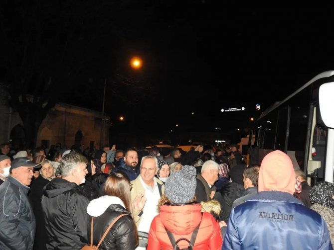 Kırklareli’de Umre Yolcuları Dualarla Uğurlandı
