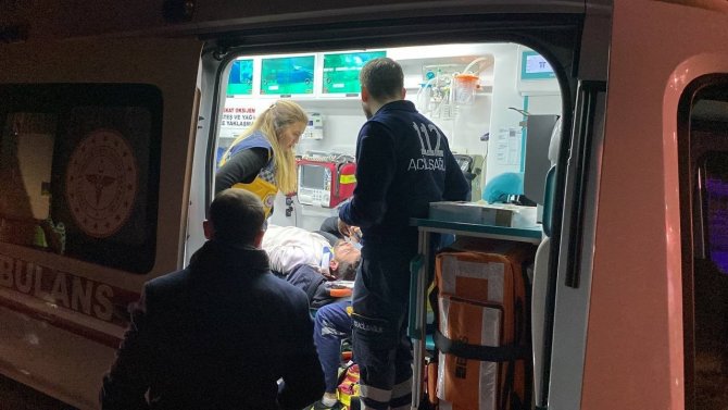 Hafif Ticari Otomobil Ağaçların Arasına Daldı: 1 Yaralı