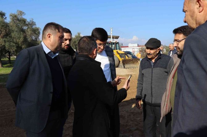 Nazilli Pınarbaşı’nda Yol Çalışmaları Sürüyor