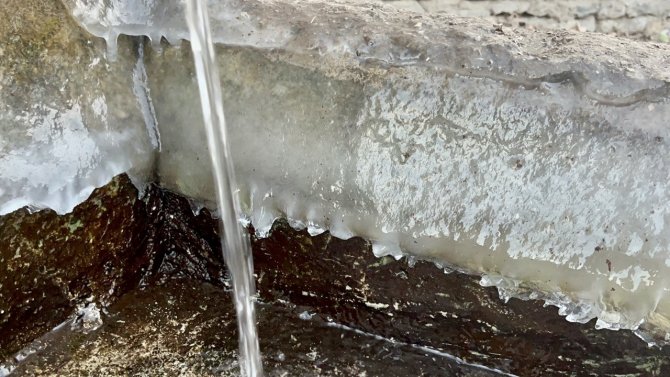 Kar Yağmayan Kentte Don Etkili Oluyor