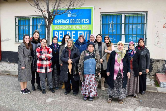 Tepebaşı İ̇klim Sözcüleri 444 Belde Evi Sakinini Bilgilendirdi