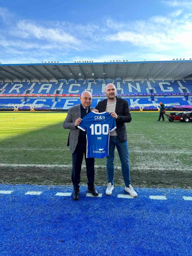 Tff Başkanı Büyükekşi Ve Beraberindeki Heyet, Krc Genk Kulübü’nü Ziyaret Etti