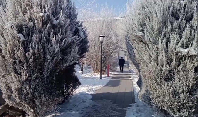 Özalp’ta Termometreler Eksi 15 Dereciyi Gördü