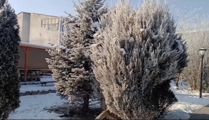 Özalp’ta Termometreler Eksi 15 Dereciyi Gördü