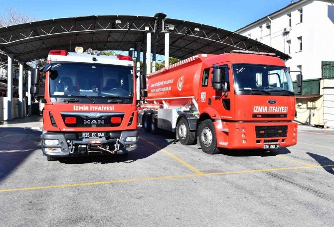 Eshot’un Mazot Tankerleri Yangın Söndürmede Kullanılacak