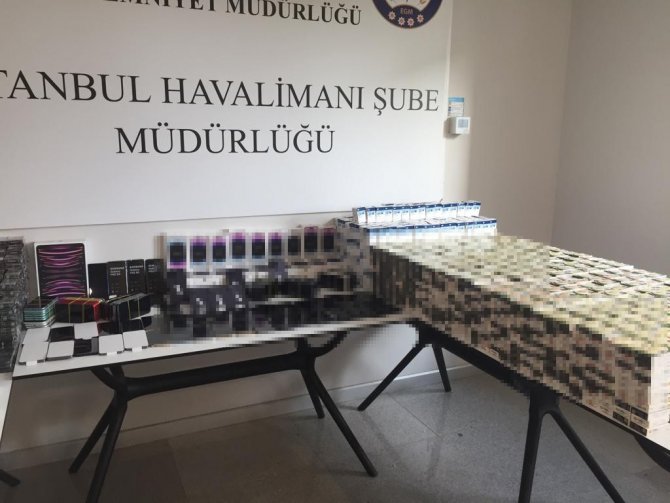 İ̇stanbul Havalimanı’nda 7 Milyon Liralık Kaçak Malzeme Ele Geçirildi