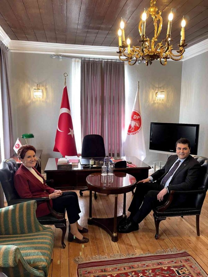 İ̇yi̇ Parti Lideri Akşener’den Demokrat Parti Lideri Uysal’a Ziyaret