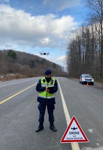 Kırklareli’de Jandarmadan Dronlu Denetim