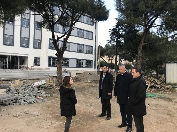 Kaymakam Memiş Okul İnşaatlarında İnceleme Yaptı