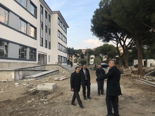 Kaymakam Memiş Okul İnşaatlarında İnceleme Yaptı