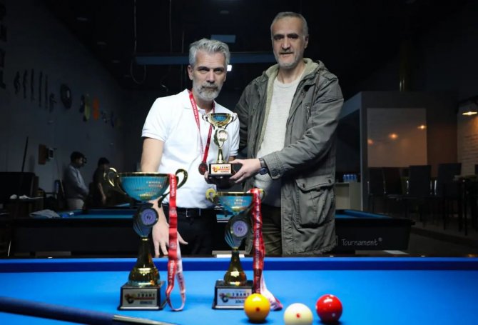 Bilardoda Ödüller Sahiplerini Buldu