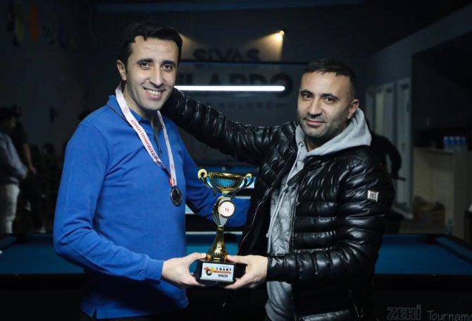 Bilardoda Ödüller Sahiplerini Buldu