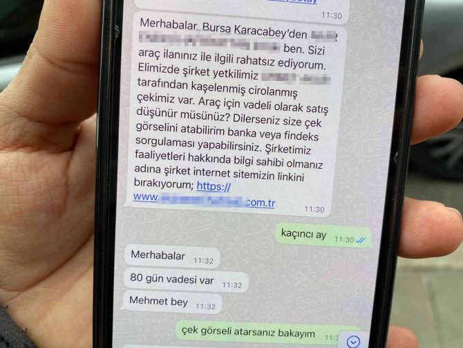 Dolandırıcılar Az Nakit Peşinat İle Göz Boyadı Geri Kalanı Sahte Çek Teklif Etti