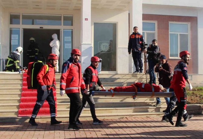 Batman’da Gerçeğini Aratmayan Yangın Tatbikatı Yapıldı