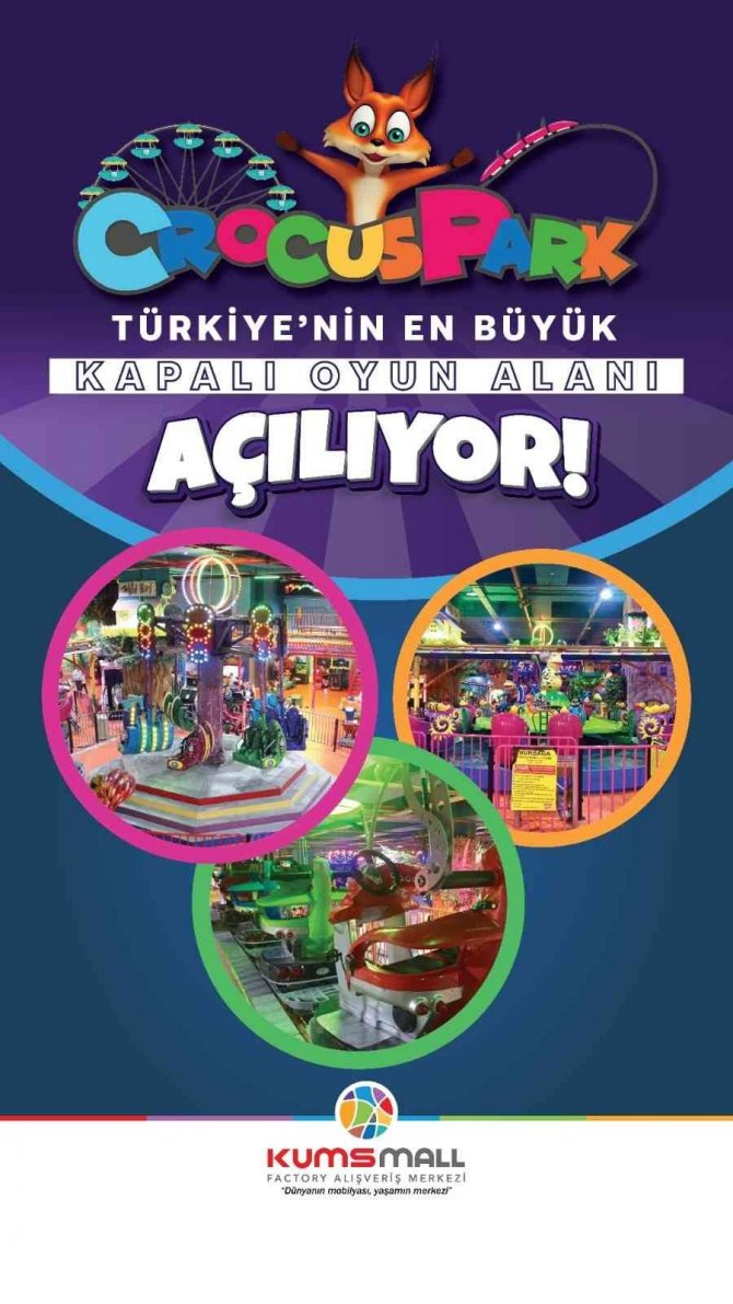 Çocuklar Ve Aileleri Bu Habere Çok Sevinecek: Kumsmall Crocuspark Açılıyor