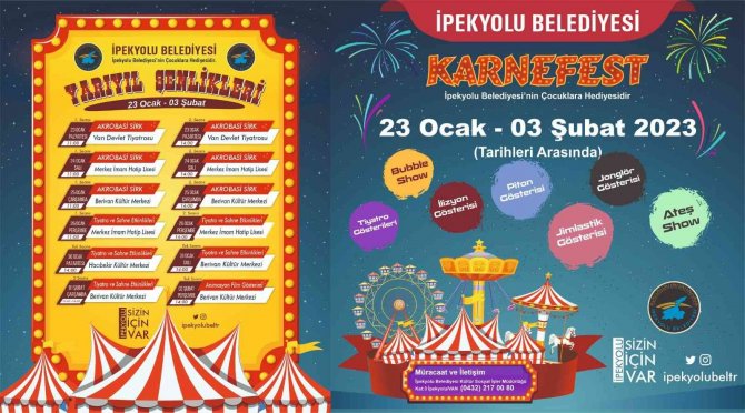 İ̇pekyolu’nda “Karne Şenliği” Başlıyor