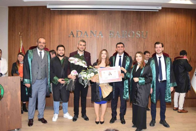 Adana’da 12 Avukata Törenle Ruhsatnameleri Verildi