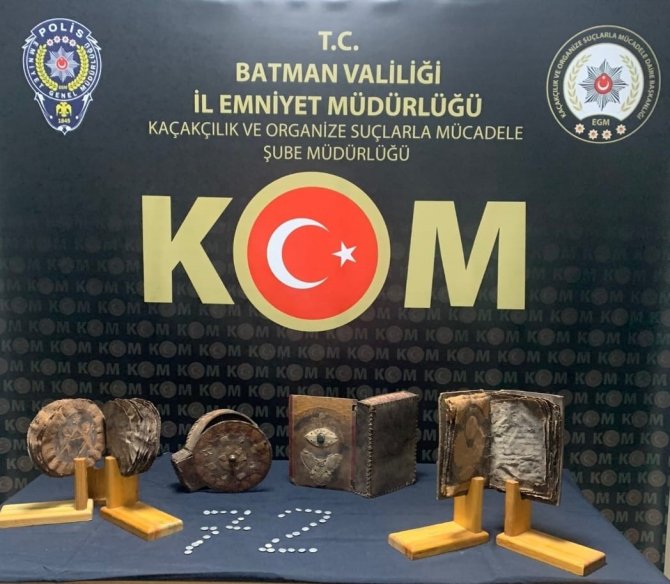 Batman’da Tarihi Eser Ele Geçirildi