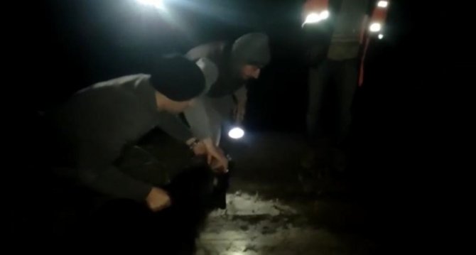 Batman’da Nehre Düşen Keçilerin İmdadına Dalgıç Ekipleri Yetişti