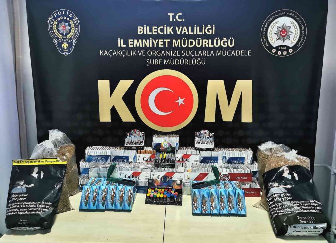 Bilecik’te Kaçak Tütün Operasyonu