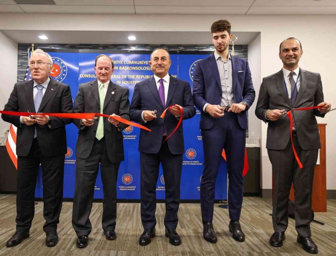 Dışişleri Bakanı Çavuşoğlu, Houston Başkonsolosluğu Yeni Kançılarya Ofisi Açılış Törenine Katıldı