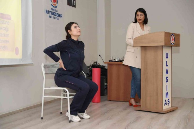 Ulaşım Şoförlerine “Omurga Sağlığı” Eğitimi