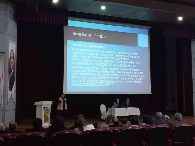Muhtarlara ’İ̇nsan Hakları Eğitim Ve Bilinçlendirme’ Paneli