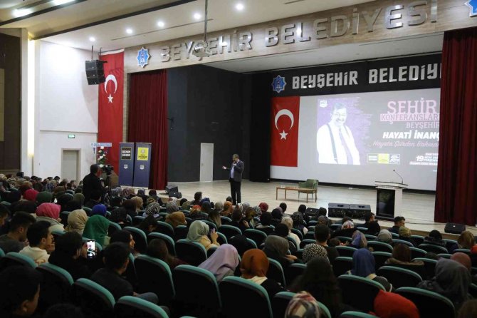 Dursun Ali Erzincanlı Ve Hayati İ̇nanç İlçe Şehir Konferanslarına Konuk Oldu