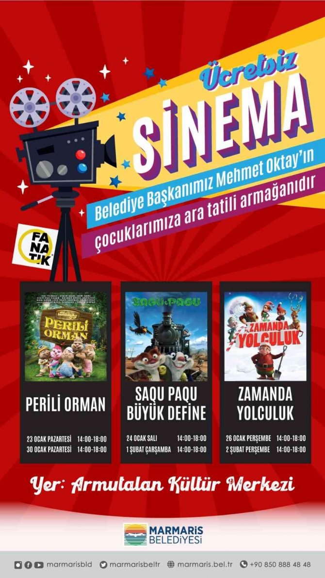 Marmaris Belediyesi’nden Öğrencilere Karne Hediyesi