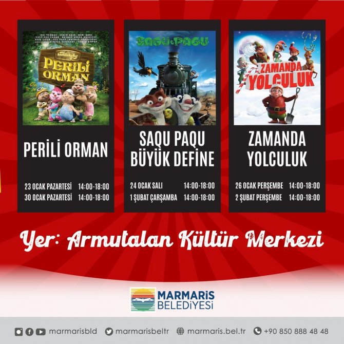 Marmaris Belediyesi’nden Öğrencilere Karne Hediyesi