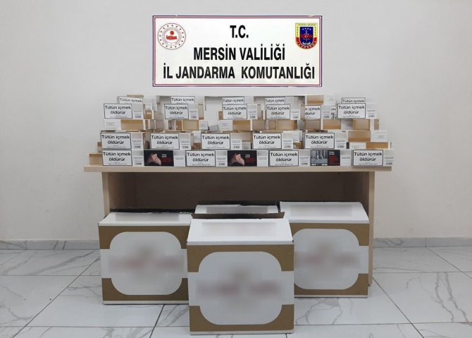Mersin’de Kaçak Sigara Ve Makaron Operasyonu