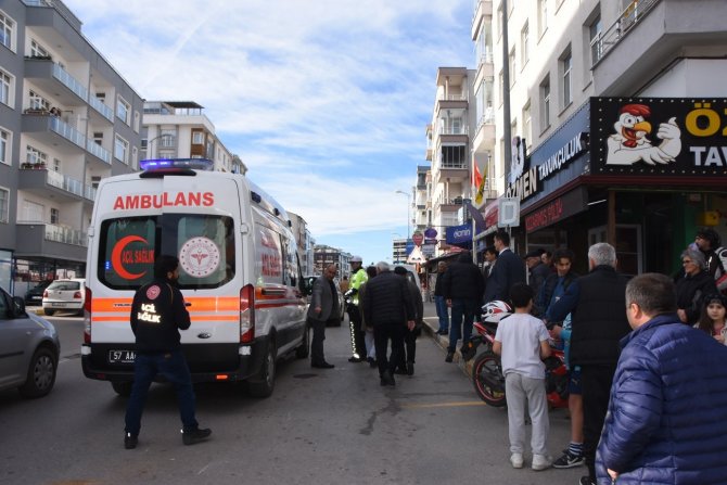 Sinop’ta Trafik Kazası: 1 Yaralı