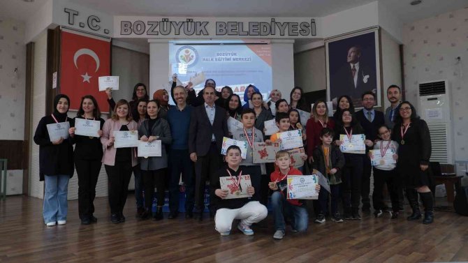 Bozüyük’te Akıl Oyunları Şampiyonası’nda Dereceye Girenler Ödüllerini Aldı