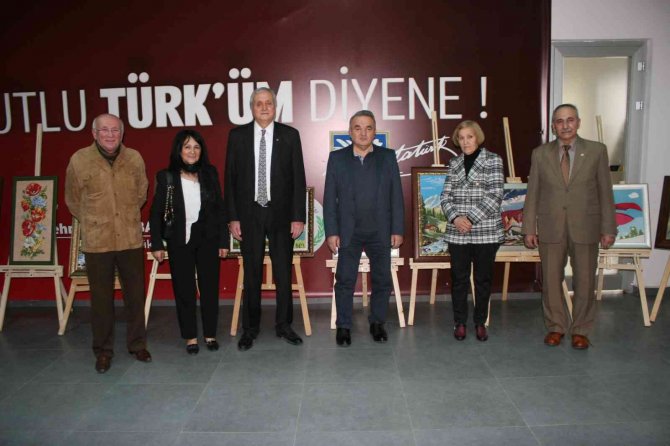 Bozüyük’te Renkli Kum Tablosu Resim Sergisi Açıldı