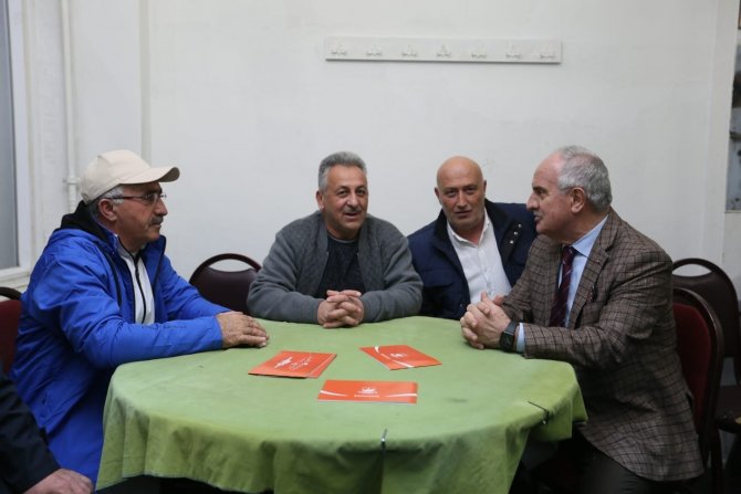 Başkan Aygün Esnaf Ve Gençlerle Projelerinden Bahsetti