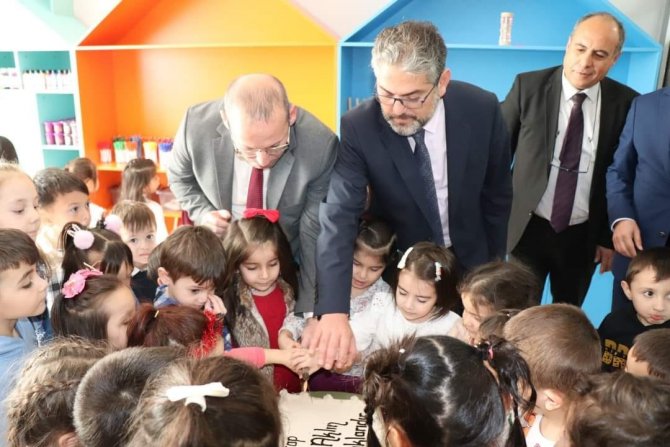 Kaymakam Mercan Kütüphane Açılışına Katıldı