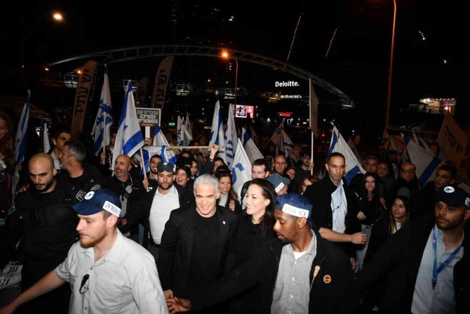 İ̇srail’de Hükümet Karşıtı Protestolar Sürüyor