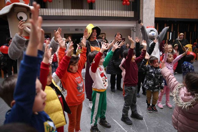 Merkezefendi’de Çocuklar Doyasıya Eğlendi