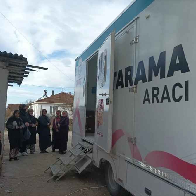 Yeşilçimen Köyüne ‘Mobil Kanser Tarama Aracı’ Gönderildi