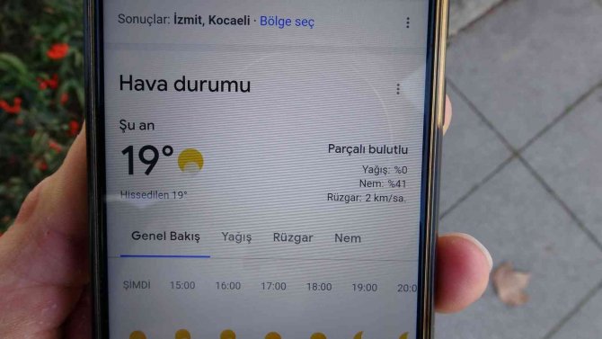 Kocaeli’de Yaz Aylarını Aratmayan Sıcaklık