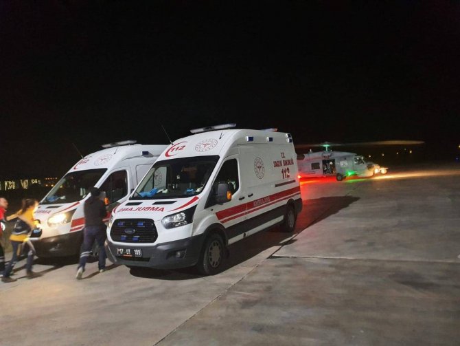 Gökçeada’da 2 Hasta Askeri Helikopterle Tahliye Edildi
