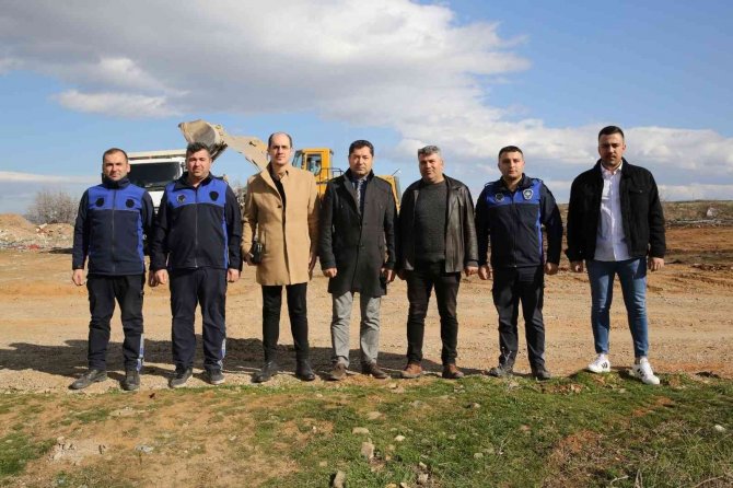 Turgutlu’da Kaçak Hafriyat Alanına Müdahale
